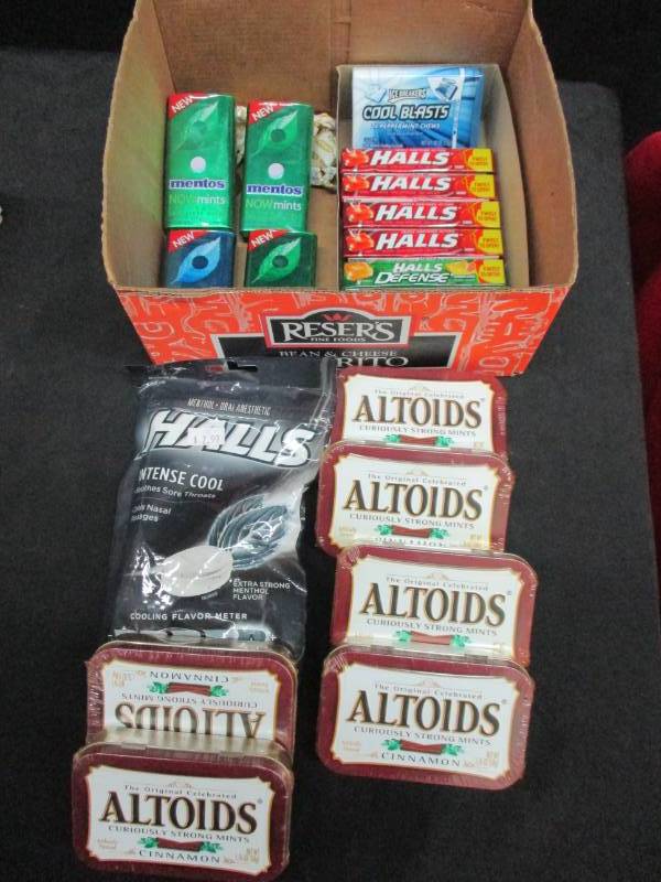 lot 182 image: Mints and Cough Drops
