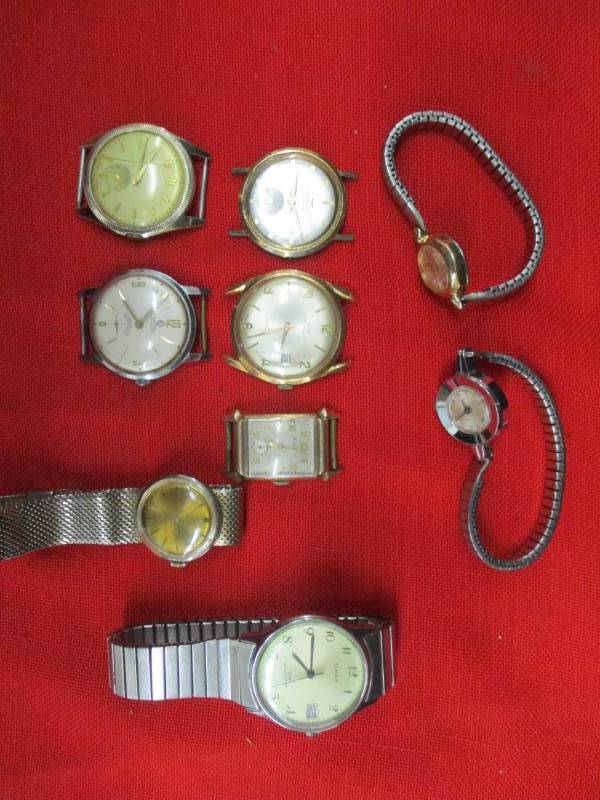 lot 162 image: Non Working Mechanical Watches, See pictures and list