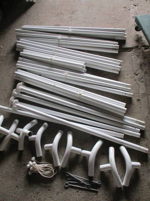 lot 169 image: 10ftx20ft Deluxe All purpose Canopy Frame  WITHOUT a Tarp