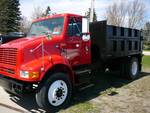 1992 International Dump Truck with side fold down doors  #539