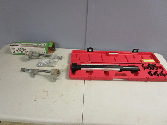 INNER TIE ROD TOOL AND STRUT SPRING COMPRESSOR SET