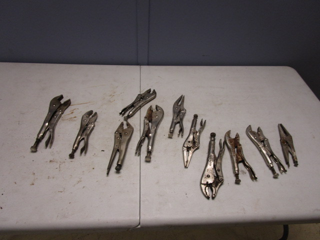 11 VICE GRIP ADJUSTABLE WRENCHES