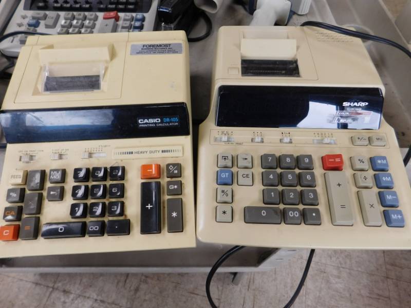 lot 22 image: Box of Various Small Office Electronics