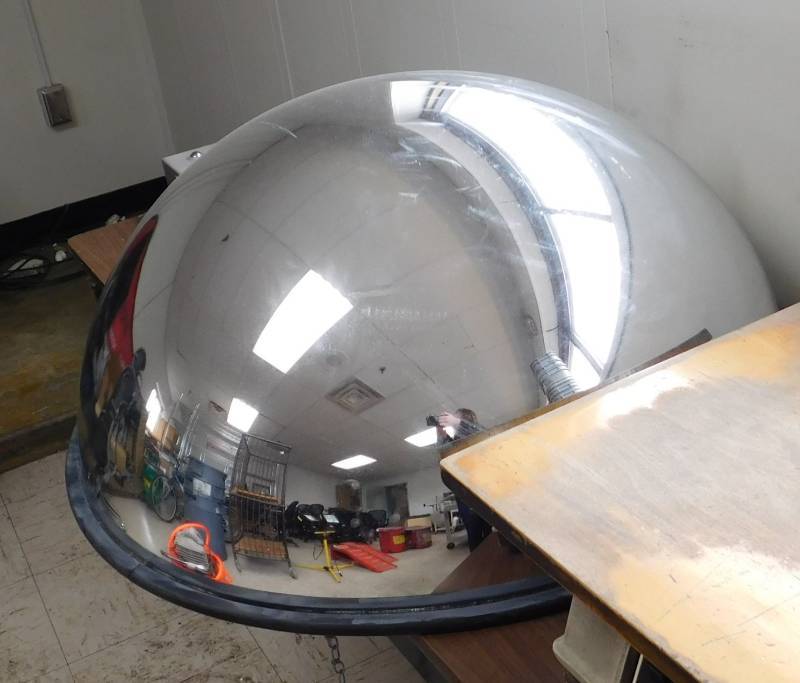lot 45 image: Semi Sphere Mirror