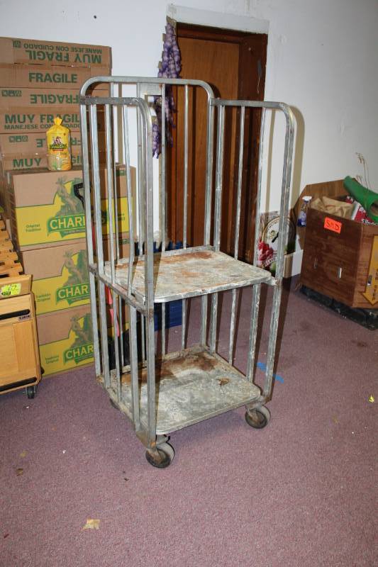 lot 38 image: Cornelius 2-Tier Metal Utility Cart