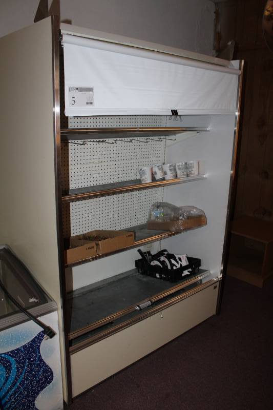 lot 5 image: Barker Co. NSF Commercial Display Refrigerator