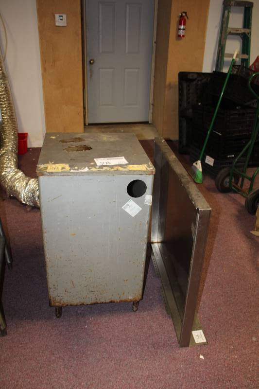 lot 78 image: Stainless Steel Countertop, Vent Cabinet