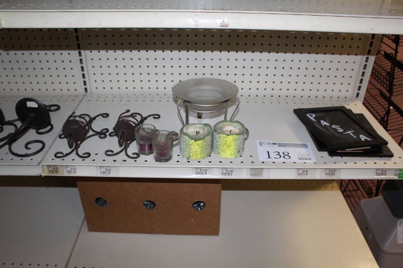 lot 138 image: Candles, Candleholders, Display Boards