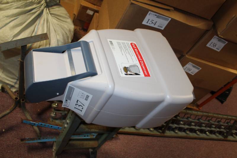 lot 137 image: Rubbermaid Wall Mounted Dispenser