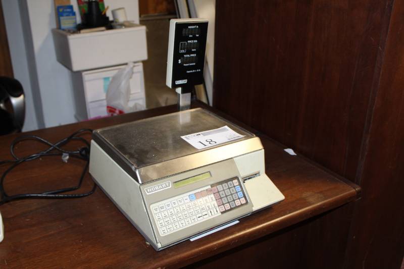 lot 18 image: Hobart Commercial Food Scale and Printer