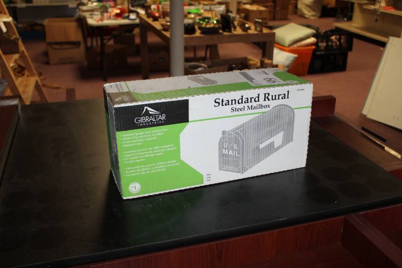 lot 99 image: Gibraltar Standard Rural Steel Mailbox