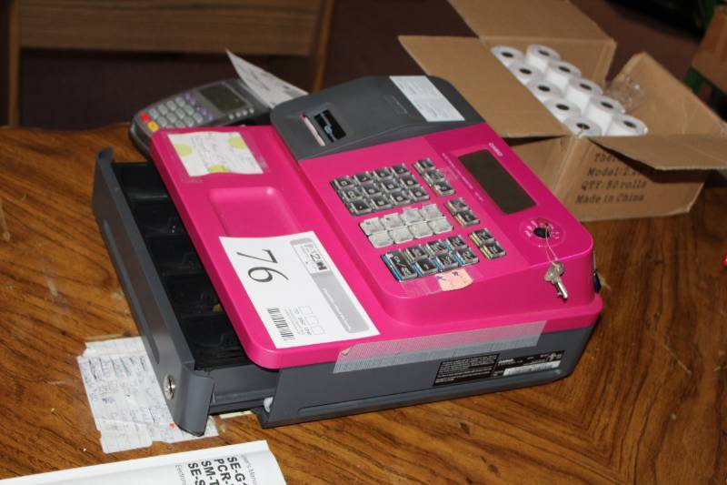 lot 76 image: Casio Electronic Cash Register