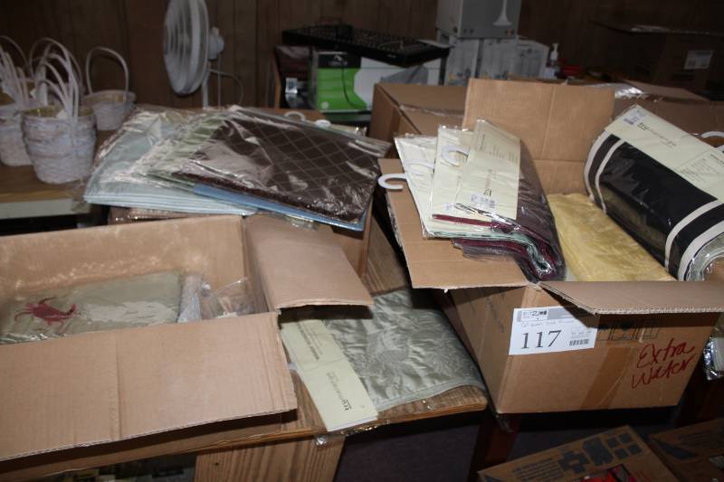 lot 117 image: Lot of (2 Boxes) Cameron Table Runners