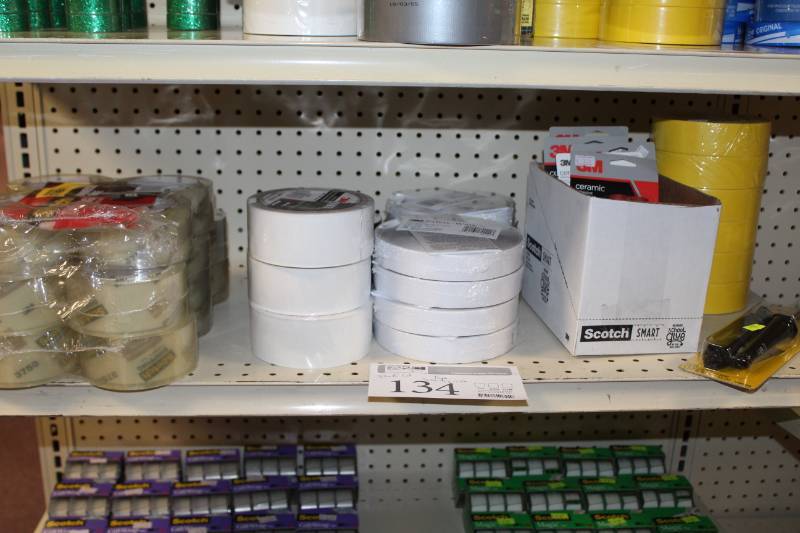 lot 134 image: 3M Vinyl Duct Tape, Soldering Iron, Adhesives, Shipping Tape