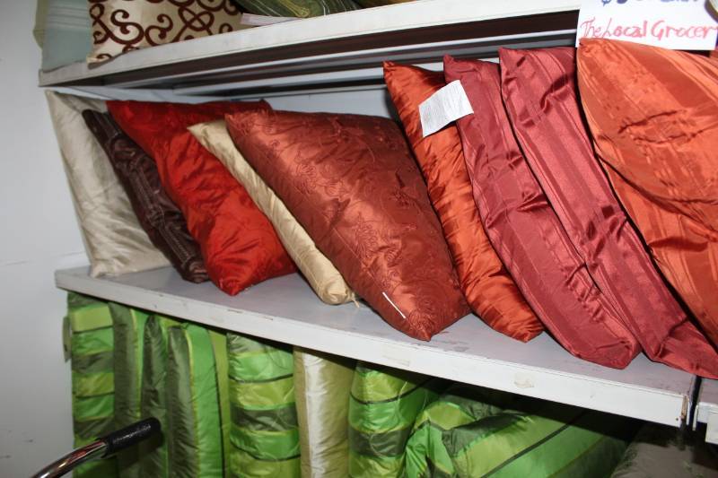 lot 108 image: Lot of (9) Pillows, Pillow Cases