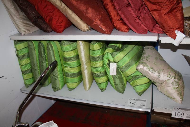 lot 109 image: Lot of (10) Pillows, Pillow Cases
