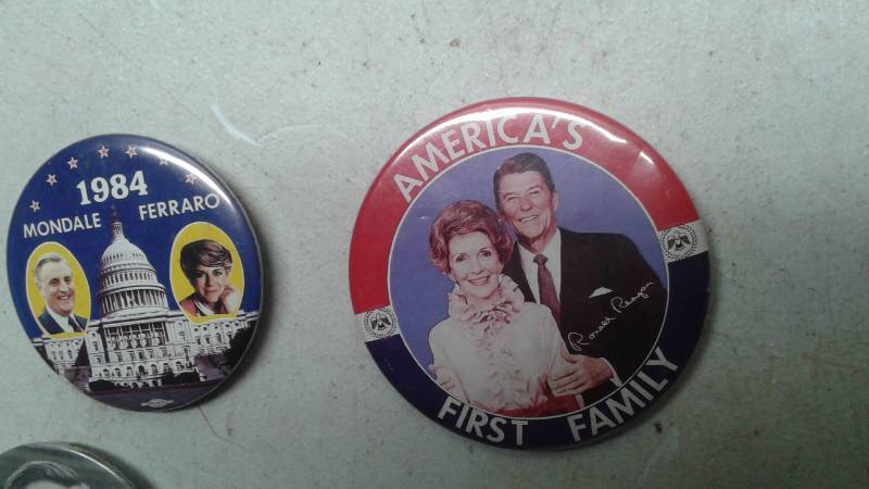 lot 55 image: Lot Of Vintage Political Buttons