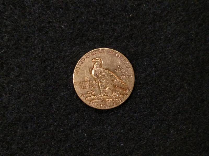 lot 4 image: 1911 Two and One Half Dollars India...