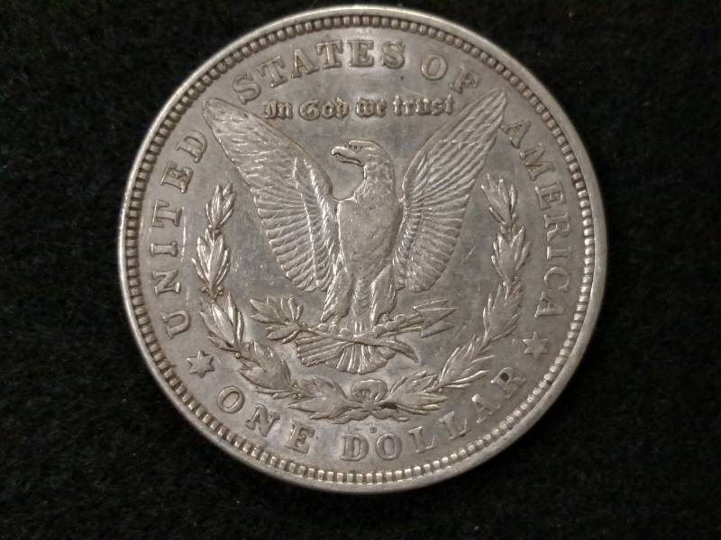 lot 21 image: 1921 D Morgan Silver Dollar...