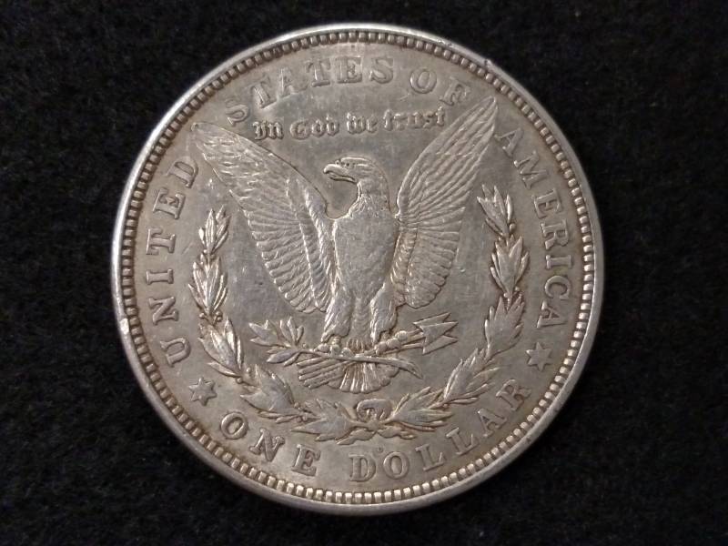 lot 25 image: 1921 D Morgan Silver Dollar...