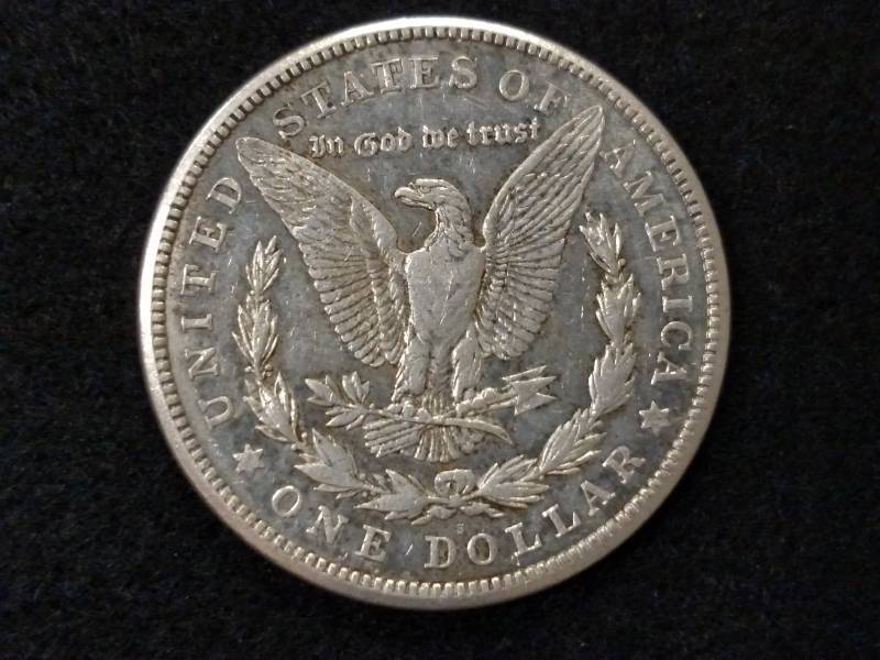lot 27 image: 1921 S Morgan Silver Dollar...