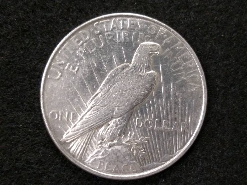 lot 32 image: 1922 Peace Silver Dollar...