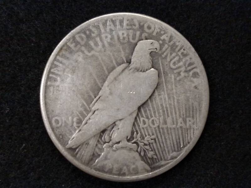 lot 43 image: 1924 S Peace Silver Dollar...