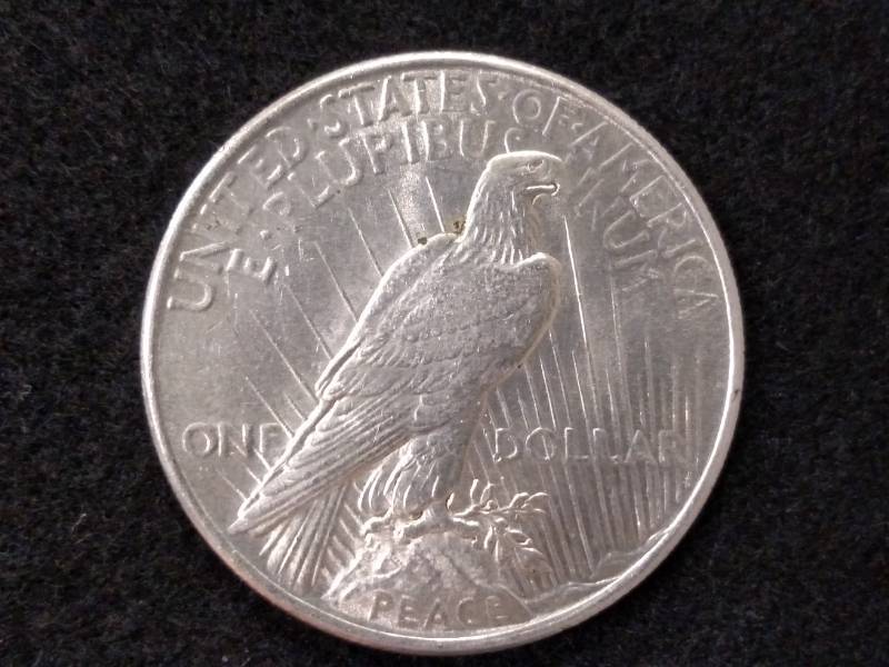 lot 44 image: 1925 Peace Silver Dollar...