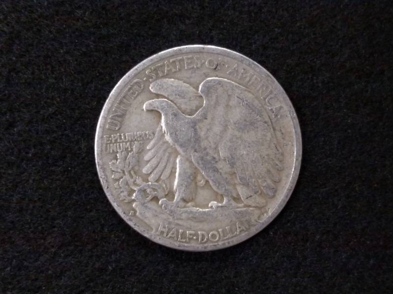 lot 65 image: 1935 S Walking Liberty Silver Half ...