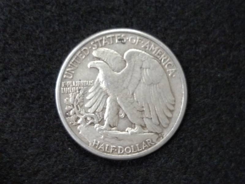 lot 70 image: 1942 Walking Liberty Silver Half Do...