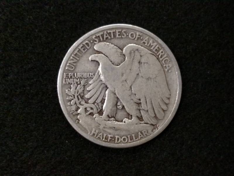 lot 71 image: 1942 D Walking Liberty Silver Half ...
