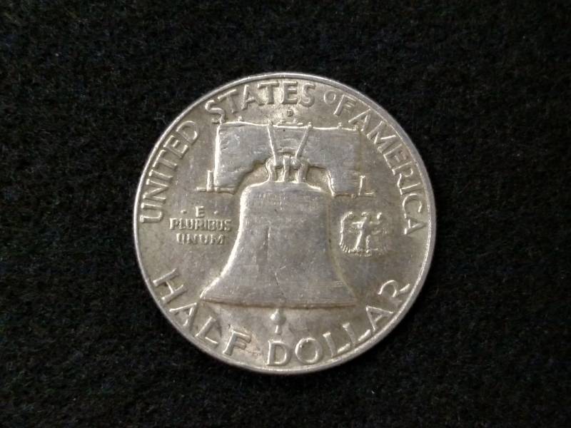 lot 79 image: 1952 D Franklin Silver Half Dollar...