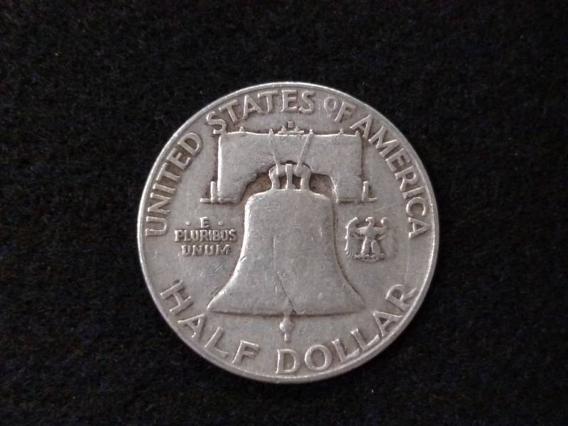 lot 80 image: 1953 D Franklin Silver Half Dollar...