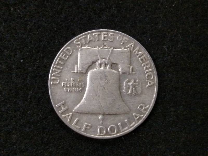 lot 85 image: 1959 D Franklin Silver Half Dollar...