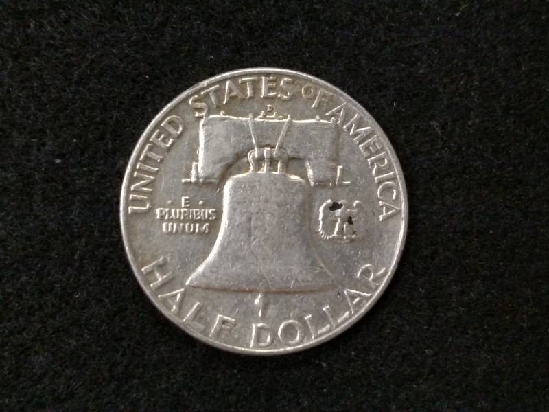 lot 86 image: 1960 D Franklin Silver Half Dollar...
