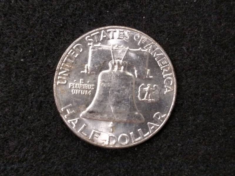 lot 88 image: 1963 BU Franklin Silver Half Dollar...