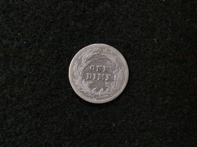 lot 94 image: 1913 Barber Silver Dime...