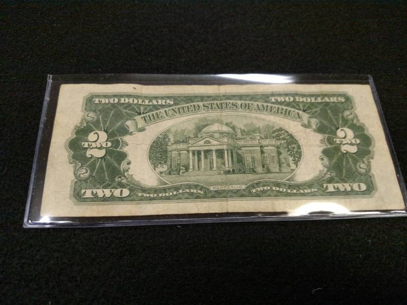 lot 114 image: 1953 Two Dollars Red Seal Note...