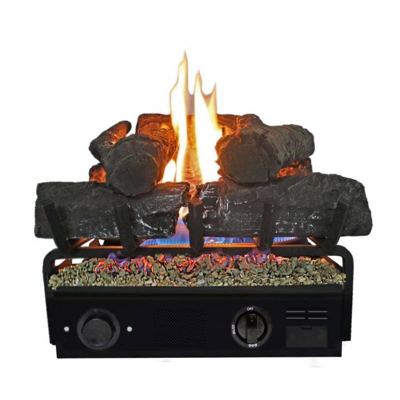 Thermablaster 17 71 In 38000 Btu Dual Burner Vented Gas Fireplace