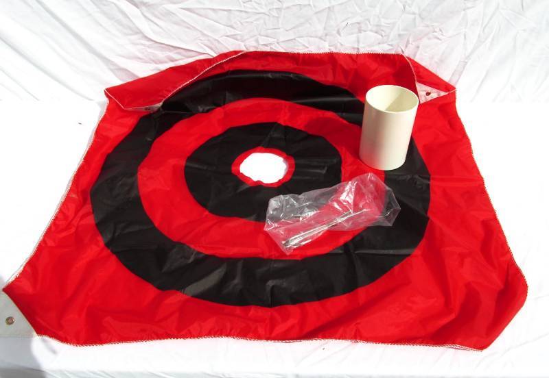Lot of New Golf Hole With Flag Pole and Target Sets