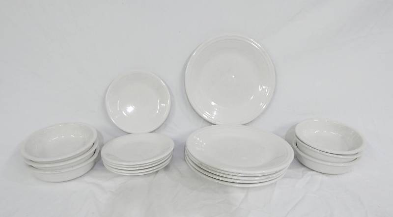 Lot of Homer Laughlin Fiesta Dinnerware Ceramic Plates and Bowls