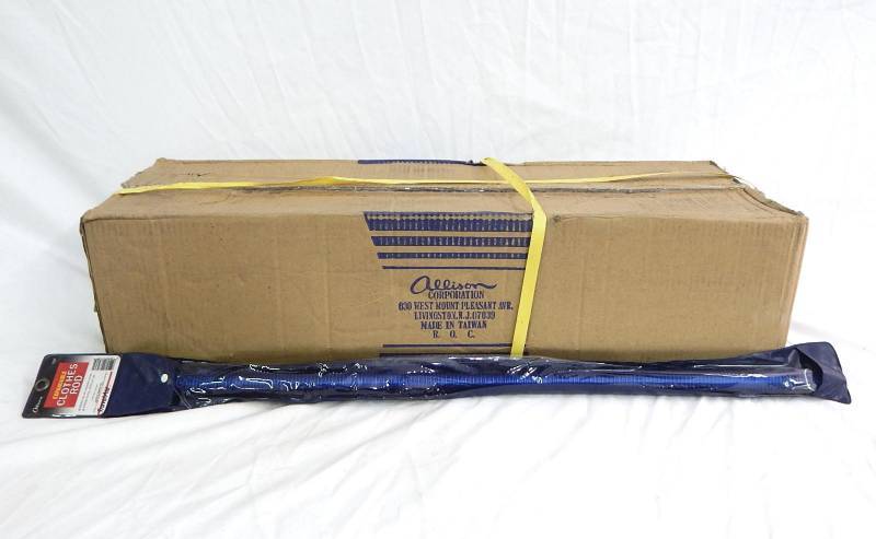Case of New Vintage 1993 New Allison Brand Expandable Clothes Rods