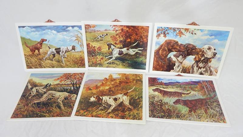 Lot of New Vintage Stanford Fenelle Dog Vacuum Form Prints