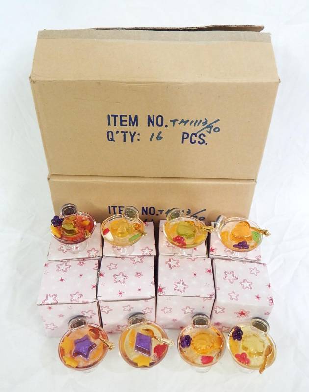 Lot of New Fruit Glass Magnets