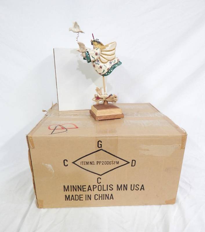 Case of New Angel Music Box Figures - Plays Wind Beneath My Wings