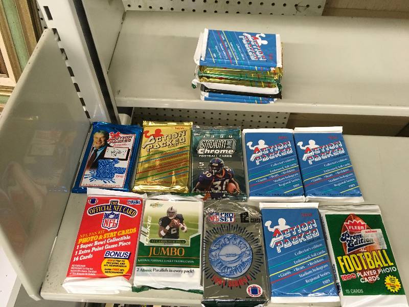 lot 134 image: Misc Unopened NFL Card Packs