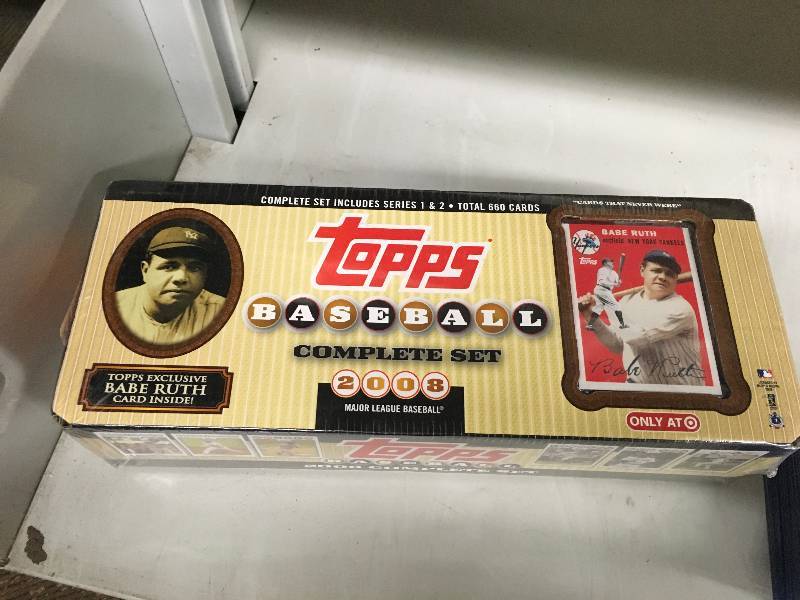 lot 166 image: 2008 Topps MLB Card Set - Factory Sealed