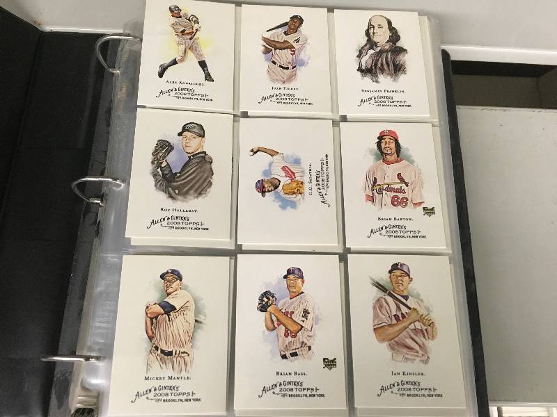 lot 168 image: Allen & Ginters 2008 Topps MLB Card Album