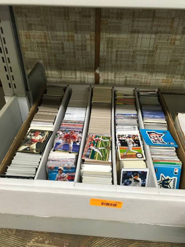 lot 173 image: HUGE Misc MLB Card Box