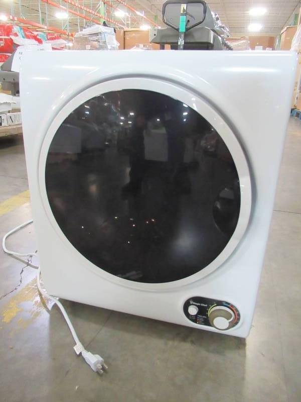 lot 49 image: Magic Chef Compact 1.5 cu. ft. Electric Dryer in White, MCSDRY15W